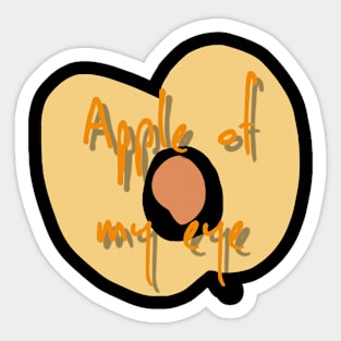 Designs based on love of fruit and nature Sticker